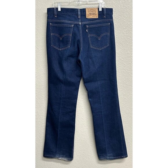 Levi's 517 Bootcut Jeans Blue Denim Classic Dark Wash Size 36 X 32.5 - Picture 2 of 12